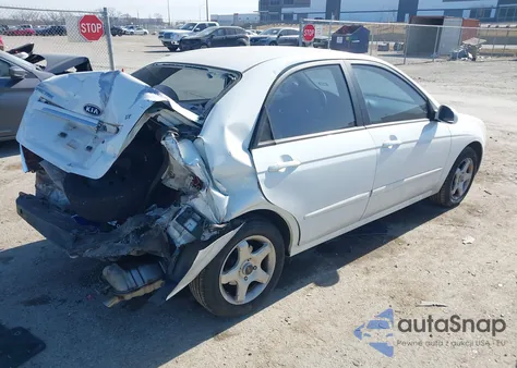 2009 Kia Spectra Ex from USA, damaged, VIN KNAFE221295624540